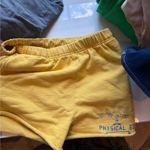 Mayfair Women's Yellow Casual Shorts